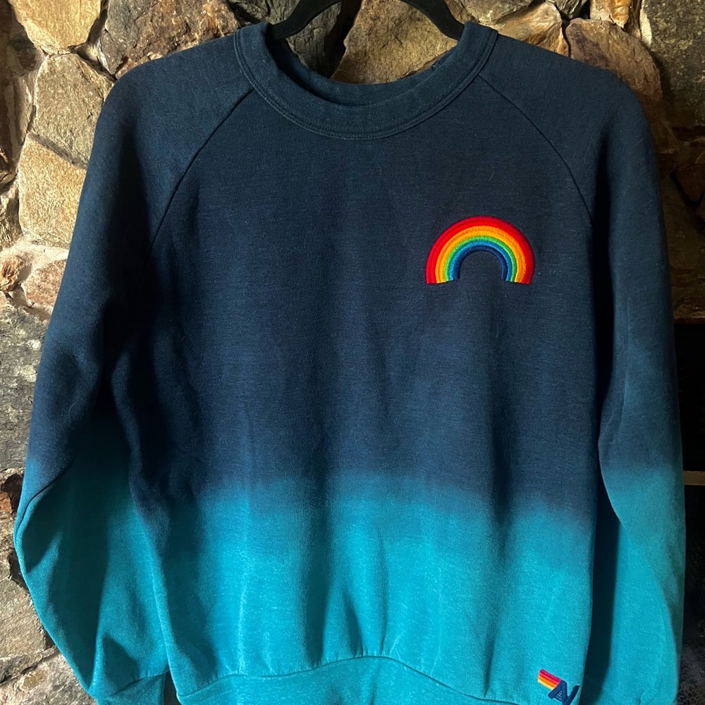 Aviator Nation Ombré Crewneck